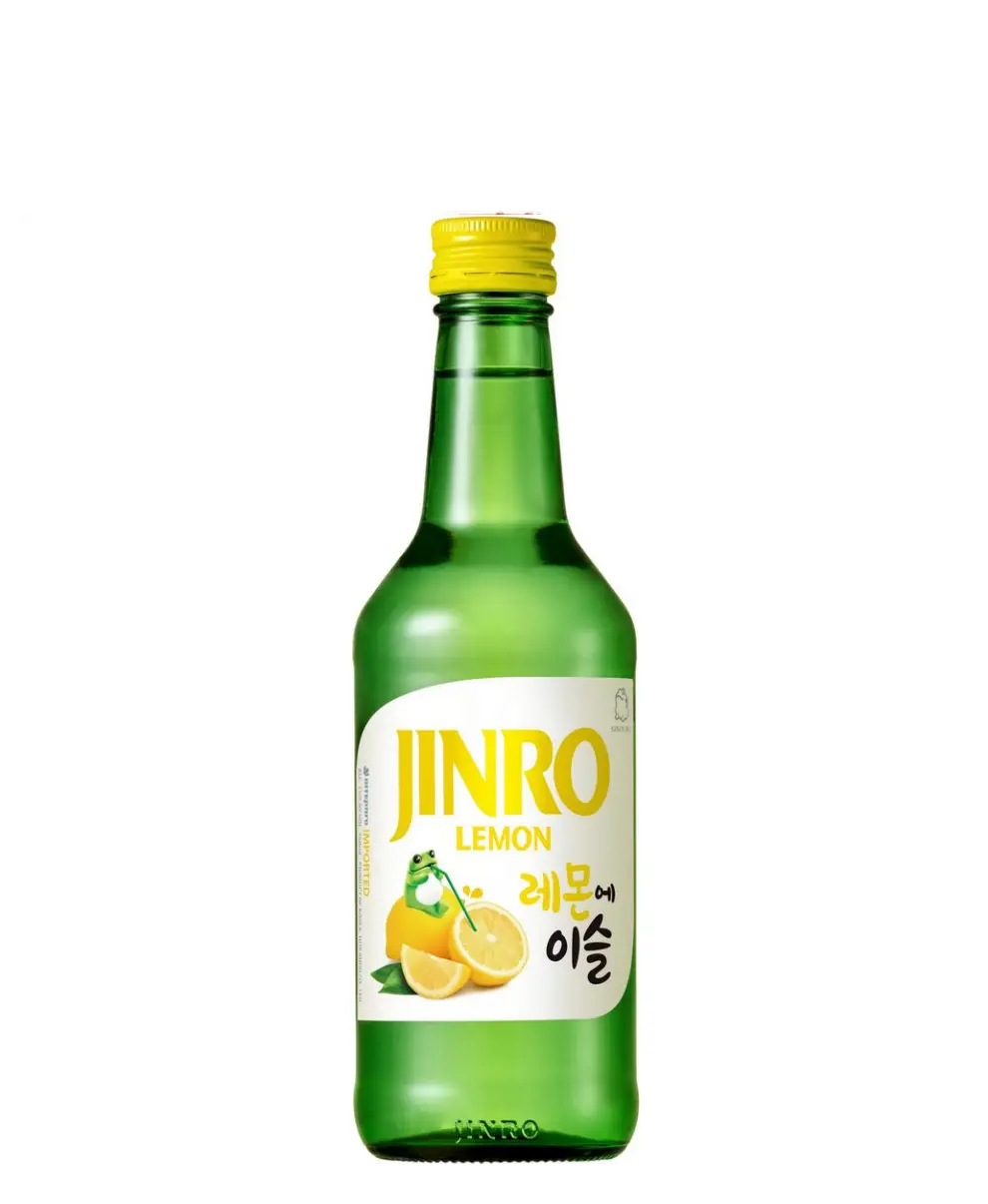 Jinro Lemon Soju sodžiu gėrimas