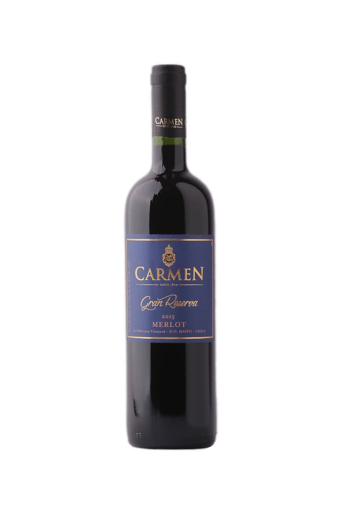 Raudonas sausas vynas CARMEN GRAN RESERVA MERLOT