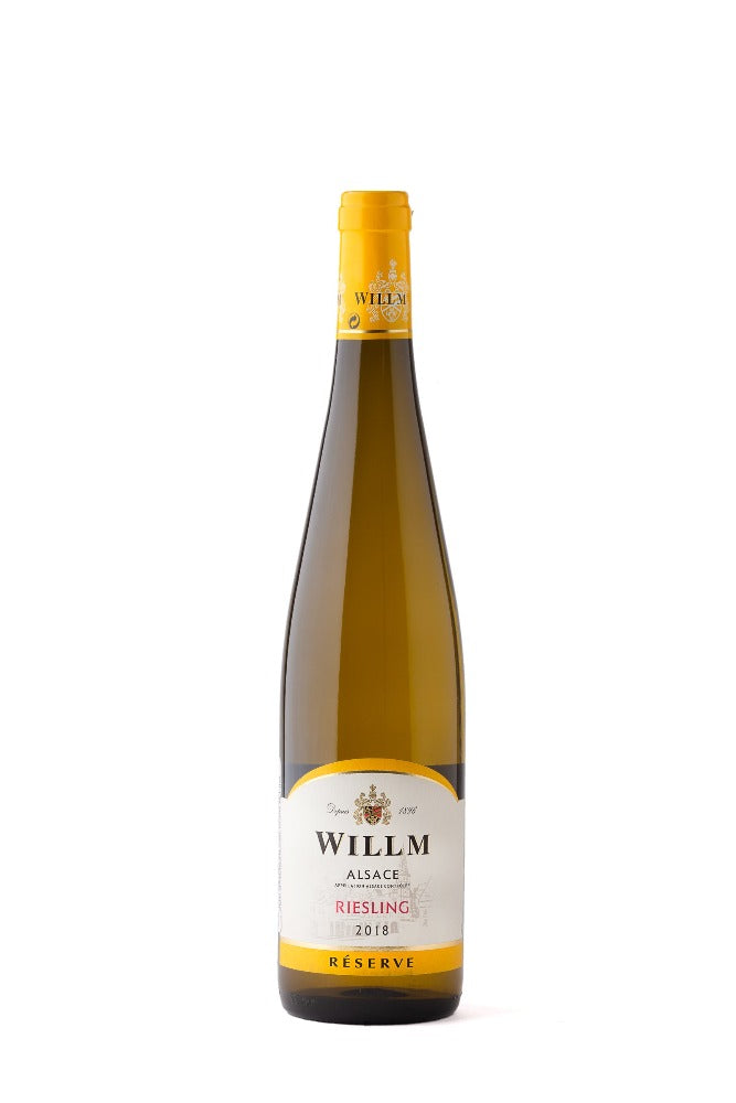 Baltas pusiau saldus vynas WILLM RIESLING RESERVE